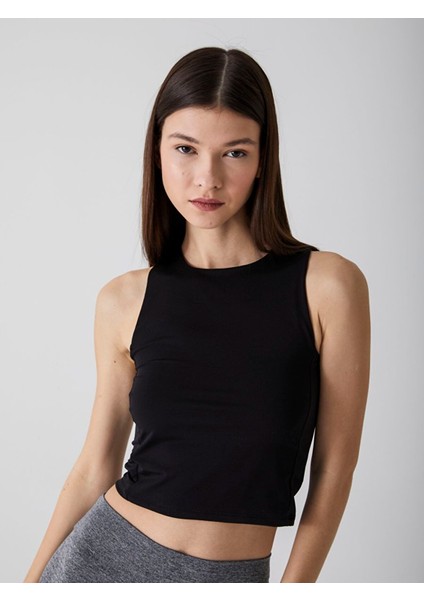 Halter Yaka Siyah Atlet