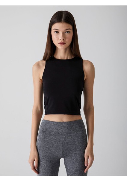 Halter Yaka Siyah Atlet