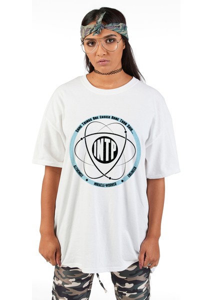 Intp Kişilik Tipi Personality Types Mbtı Unisex Premium Oversize T-Shirt