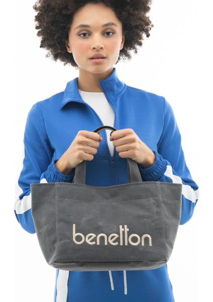 Benetton Kadın El Çantası Gri BNT1102