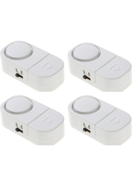 4 Adet Güvenlik Tedbiri Için Kablosuz Kapı-Pencere Hırsız Alarmı Kaliteli Yüksek Alarm