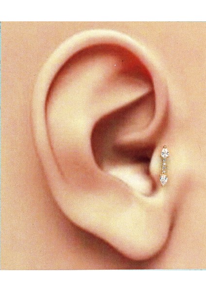 Safderun Takı Altın Tragus Helix Piercing