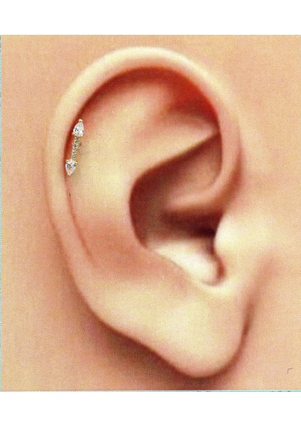 Safderun Takı Altın Tragus Helix Piercing