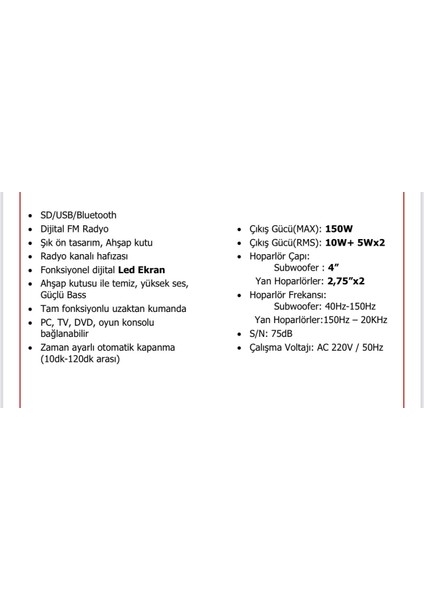 R-2020 2+1 Ev Sınema Sıstemı