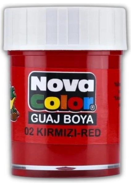 Guaj Boya 25 ml Tek Renk 1 Adet Nova Color Su Bazlı 25 ml Guaj Boya 1 Adet