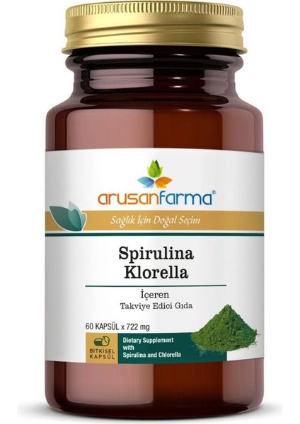 Klorella & Spirulina 60 Kapsül