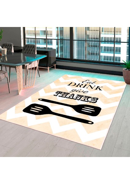 Dekoratif Özel Tasarım Modern Yıkanabilir Ince Kaymaz Taban Leke Tutmaz Modern Mutfak Halısı fiyatları