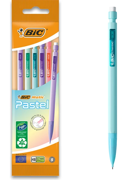 Bicmatic Versatil Kalem Seti 0.7mm Pastel Renkler