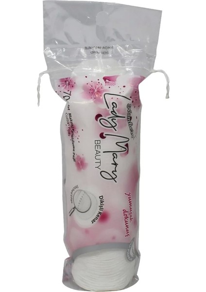 Makyaj Temizleme Pamuğu 70 Li Özel Seri