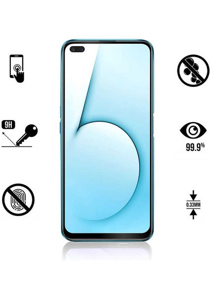 Oppo Reno 4 Lite Ekran Koruyucu Tam Ekran Seramik Esnek Davin