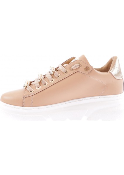 ES864-23Y Kadin Kalin Kristal Taşli Sneakers Ayakkabi modelleri