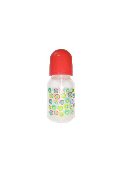 Desenli Pp Biberon 3+ Ay 125 ml Kırmızı