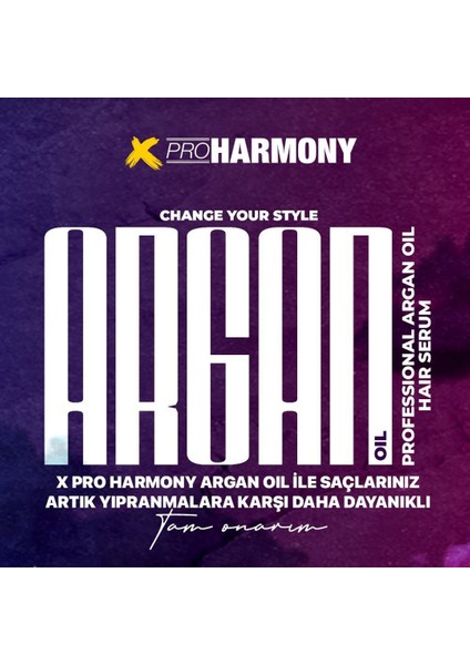 X Pro Harmony x Proharmony  Care Condıtıoner Magıc Argan Oıl 100 ml X2