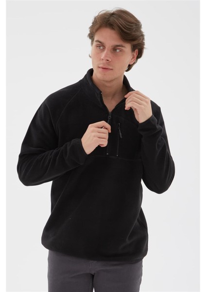 22K0051E1 Erkek Yarım Fermuarlı Polar Sweat fiyatları