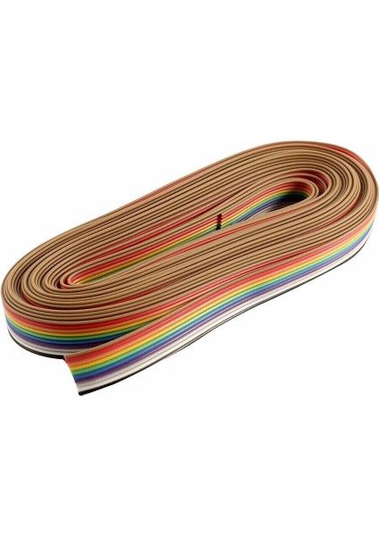 10 Pin Bant Flat Kablo 0.22 mm 1 Metre