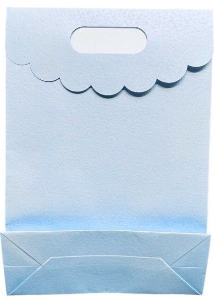 El Geçme Hediye Zarfı Mavi 28X23X8.5 cm 12'li
