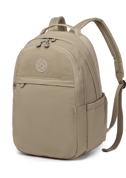 Kadın Sırt Çantası Büyük Boy Krinkıl Kumaş 3182 Camel modelleri