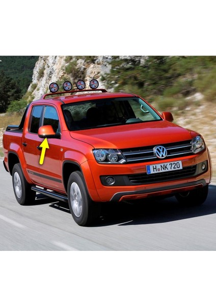 Vw Volkswagen Amarok 2010-2022 Sağ Yan Dış Dikiz Aynası Alt Plastik Kapağı Siyah 2H0857604D