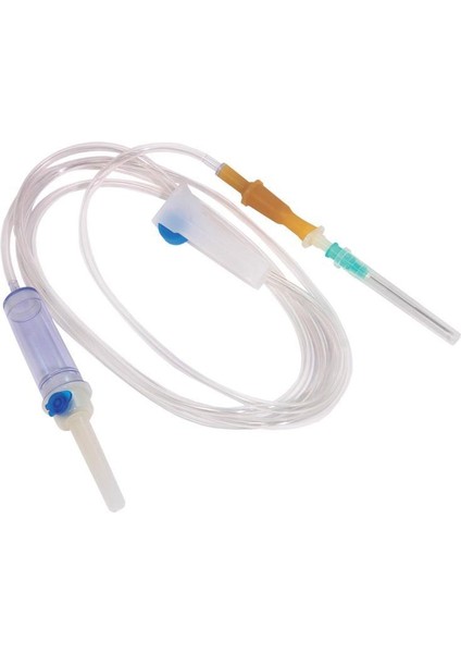 Serum Seti Kilitsiz Infüzyon Seti 21G Yeşil İğneli 50 Adet