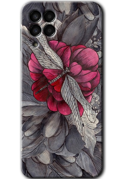 Samsung Galaxy M33 Kılıf Hd Desen Baskılı Arka Kapak - Kelebek Ömrü