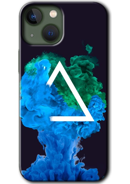 iPhone 13 Mini Kılıf Hd Desen Baskılı Arka Kapak - Ink Clot