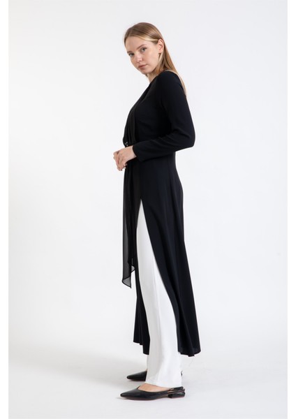 Pilise Detaylı Pantolonlu Takım Ekru fiyatları