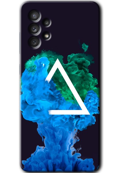 Samsung Galaxy A73 Kılıf Hd Desen Baskılı Arka Kapak - Ink Clot