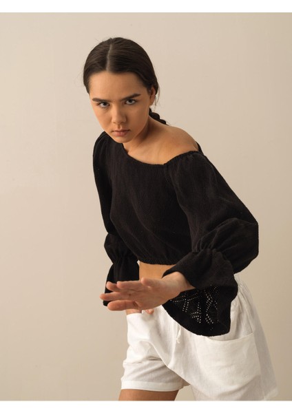 %100 Pamuk Oversize Bluz