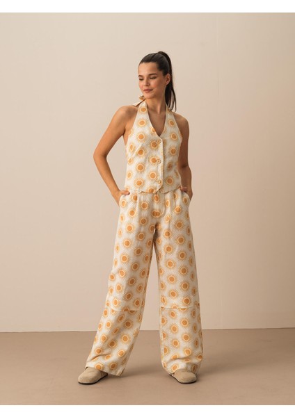 %100 Keten Regular Fit Yelek modelleri