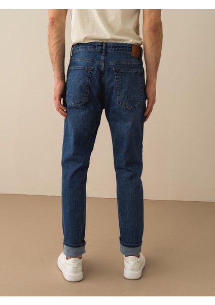 Pamuklu Slim Fit Denim Pantolon