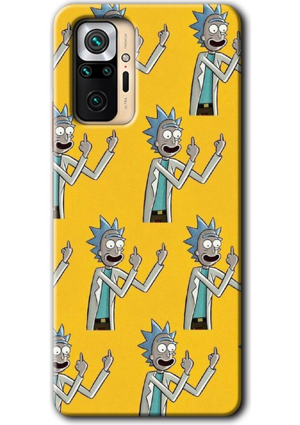 Xiaomi Redmi Note 10 Pro Kılıf Hd Desen Baskılı Arka Kapak - Rick Felsefesi