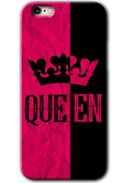 iPhone 6s Plus Kılıf Hd Desen Baskılı Arka Kapak - Queen