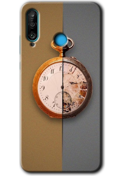 Huawei P30 Lite Kılıf Hd Desen Baskılı Arka Kapak - Clocks Artwork
