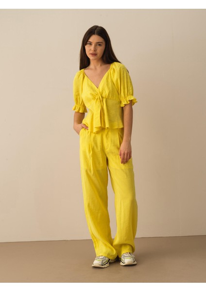 Oversize Geniş Paça Pantolon