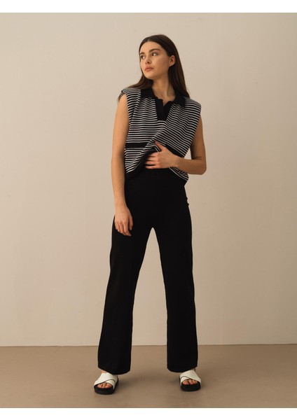 %100 Pamuk Regular Fit Triko Pantolon