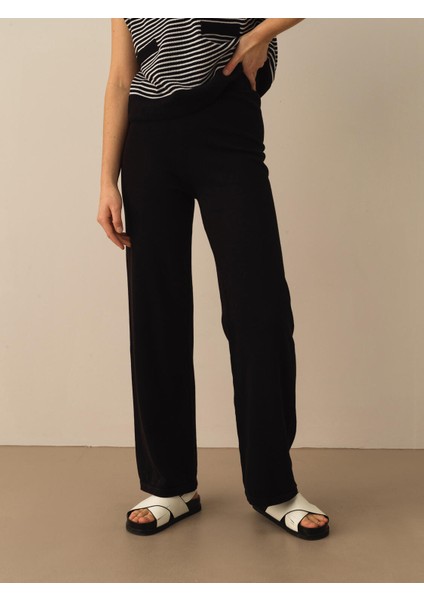 %100 Pamuk Regular Fit Triko Pantolon