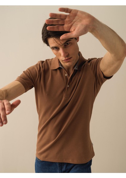 Pamuklu Slim Fit Polo Tişört