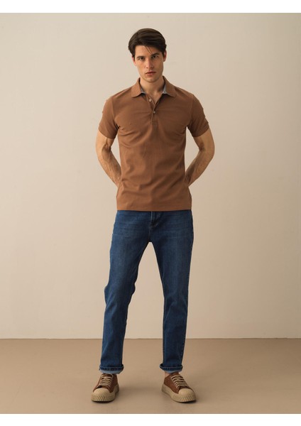Pamuklu Slim Fit Polo Tişört