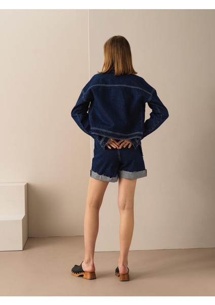 %100 Pamuk Oversize Denim Ceket indirimleri