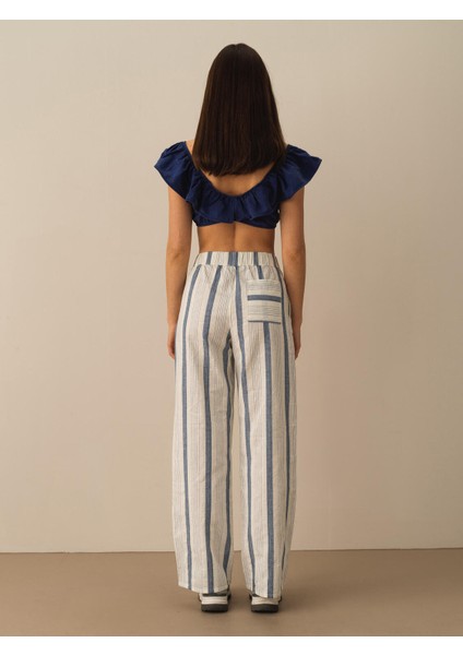 Pamuk Keten Karışımlı Regular Fit Pantolon indirimleri