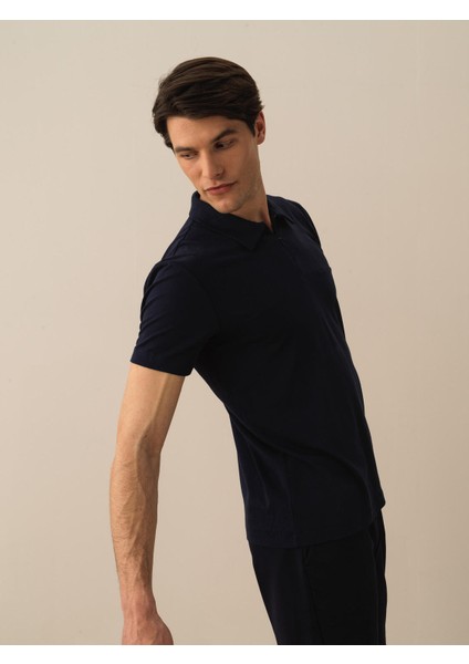 Pamuklu Slim Fit Polo Tişört