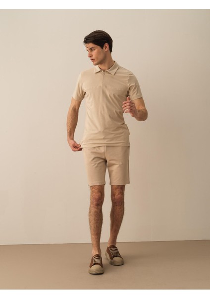 Pamuklu Slim Fit Polo Tişört