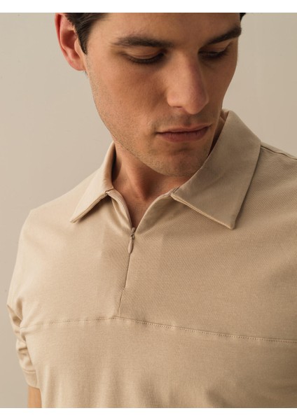 Pamuklu Slim Fit Polo Tişört