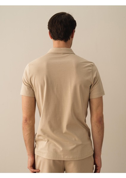 Pamuklu Slim Fit Polo Tişört