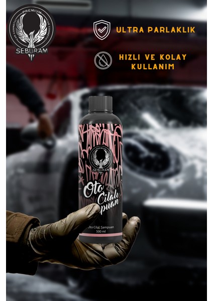 Cilalı Oto Şampuan Yüksek Parlaklık ve Koruma Sağlayan Oto Şampuan, Polished Shampoo