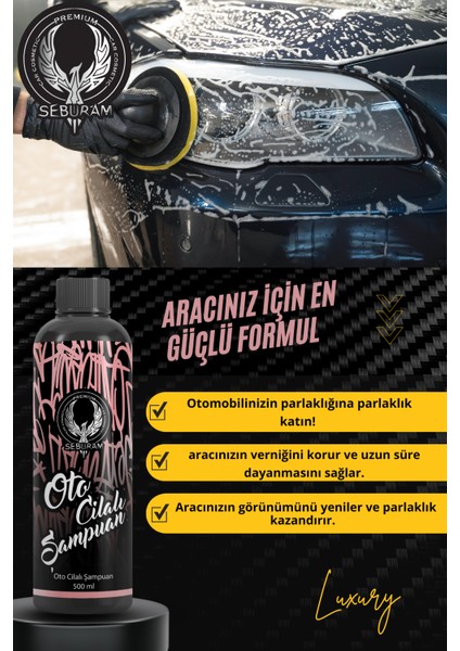 Cilalı Oto Şampuan Yüksek Parlaklık ve Koruma Sağlayan Oto Şampuan, Polished Shampoo
