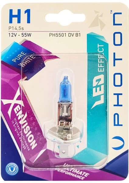 H1 12V 55W Xen Vision Blister
