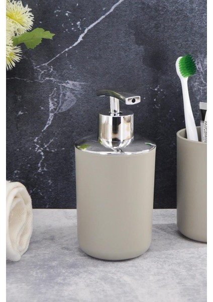 Sıvı Sabunluk Plastik Bej
