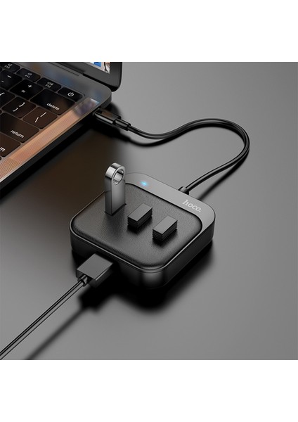 HB31 4in1 Type-C To 4x Usb3.0 Hub Çevirici Dönüştürücü Adaptör 0.2m