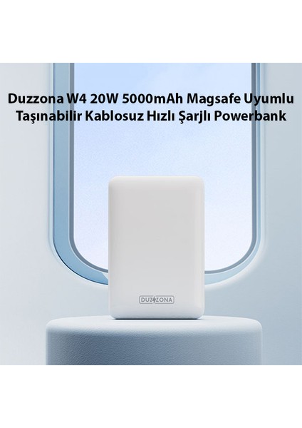 W4 20W 5000 Mah Magsafe Uyumlu Taşınabilir Kablosuz Hızlı Şarjlı Powerbank fiyatları